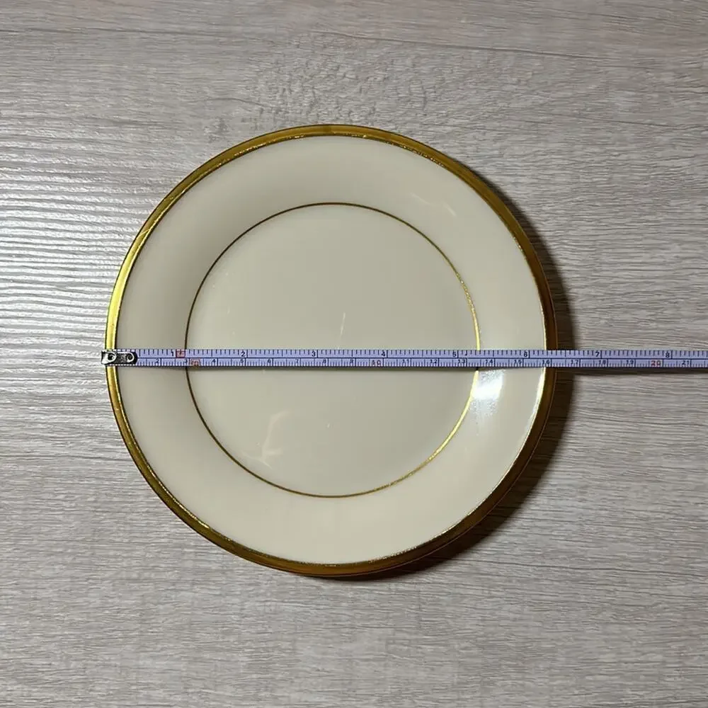 Gold Trim Lenox Eternal 6.5 Inch Plate